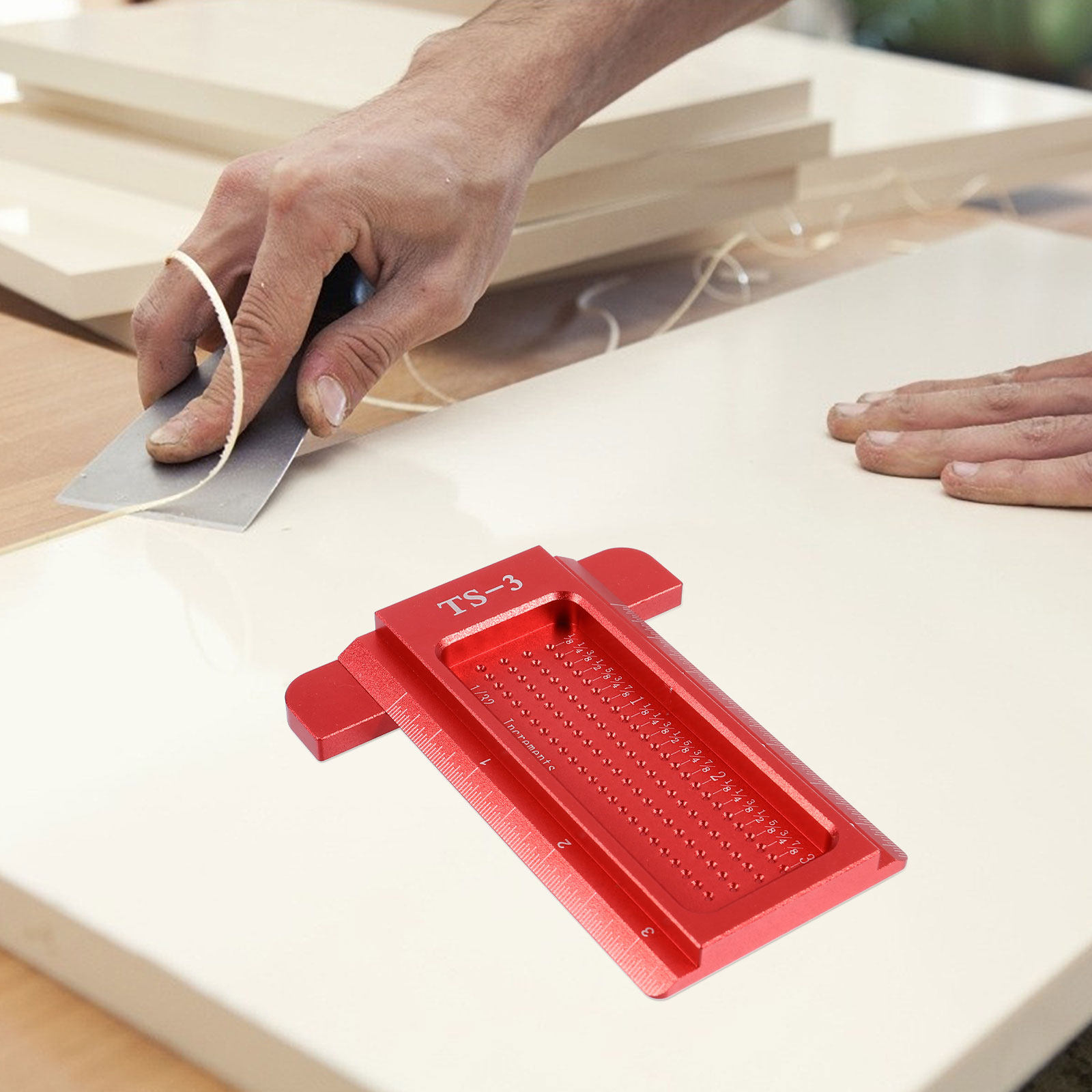 Workshop Marking Tools - T Type Woodworking Scriber Hole Positioning