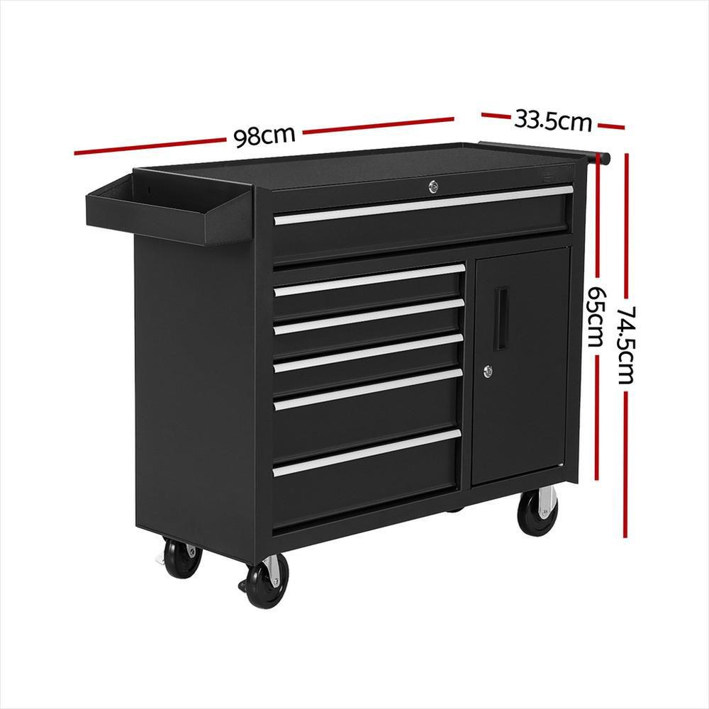 &6 Drawer Tool Box Chest Cabin - огляд і ціна Workshop Tools Box