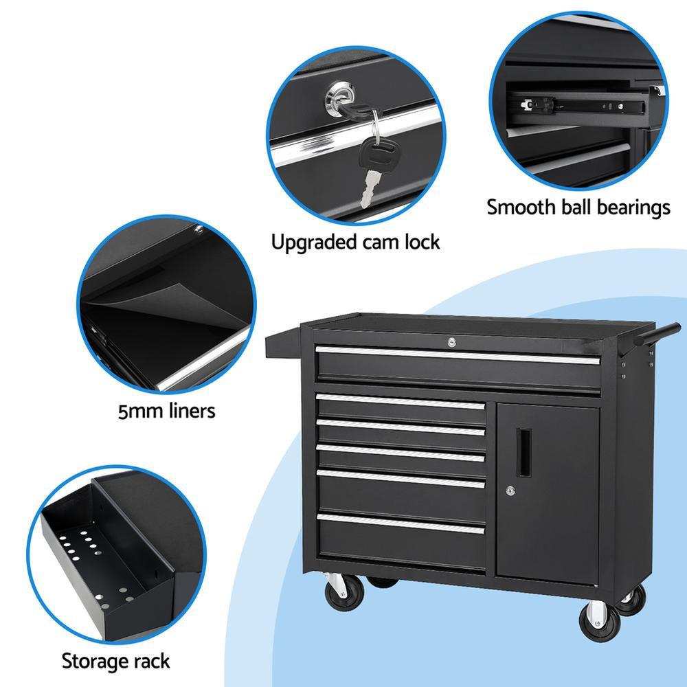 &6 Drawer Tool Box Chest Cabin - огляд і ціна Workshop Tools Box