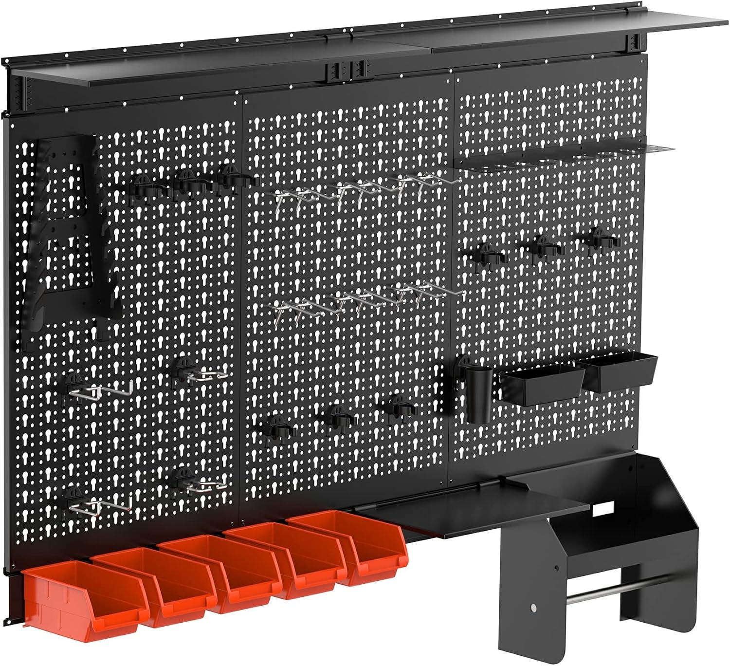 Metal Pegboard Wall Organizer  - огляд і ціна Workshop Tools Board