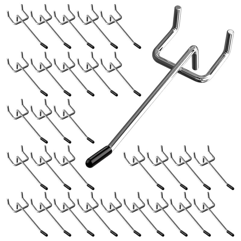 Pegboard Organizer Hooks 30Pcs - огляд і ціна Workshop Tools Board