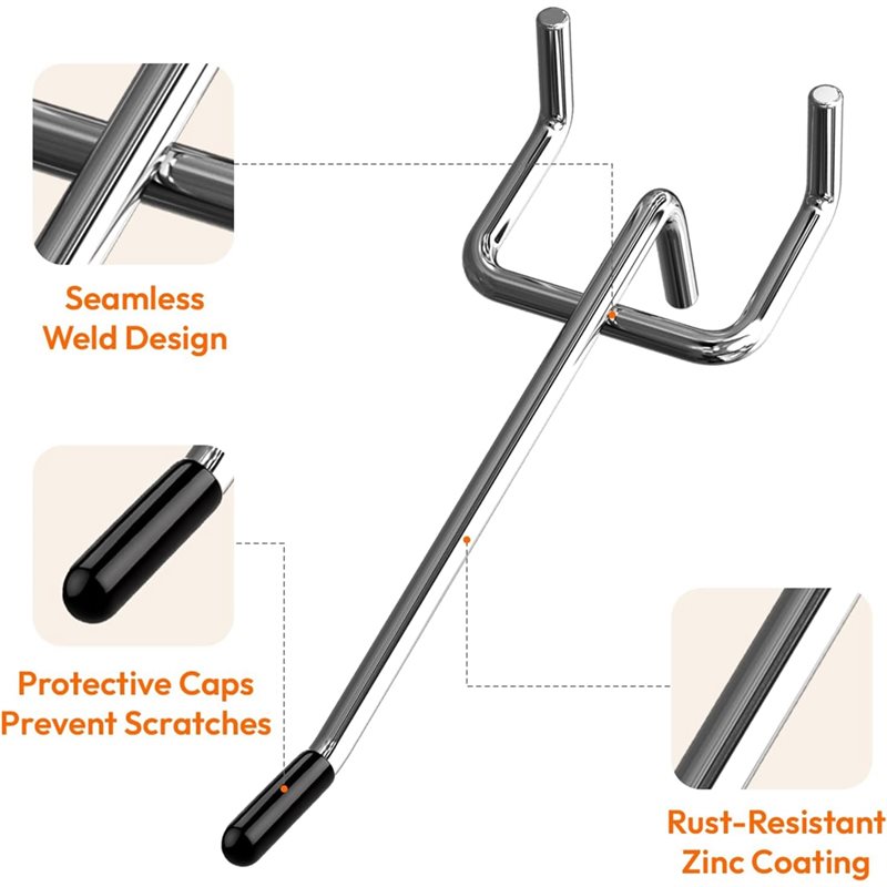 Pegboard Organizer Hooks 30Pcs - огляд і ціна Workshop Tools Board