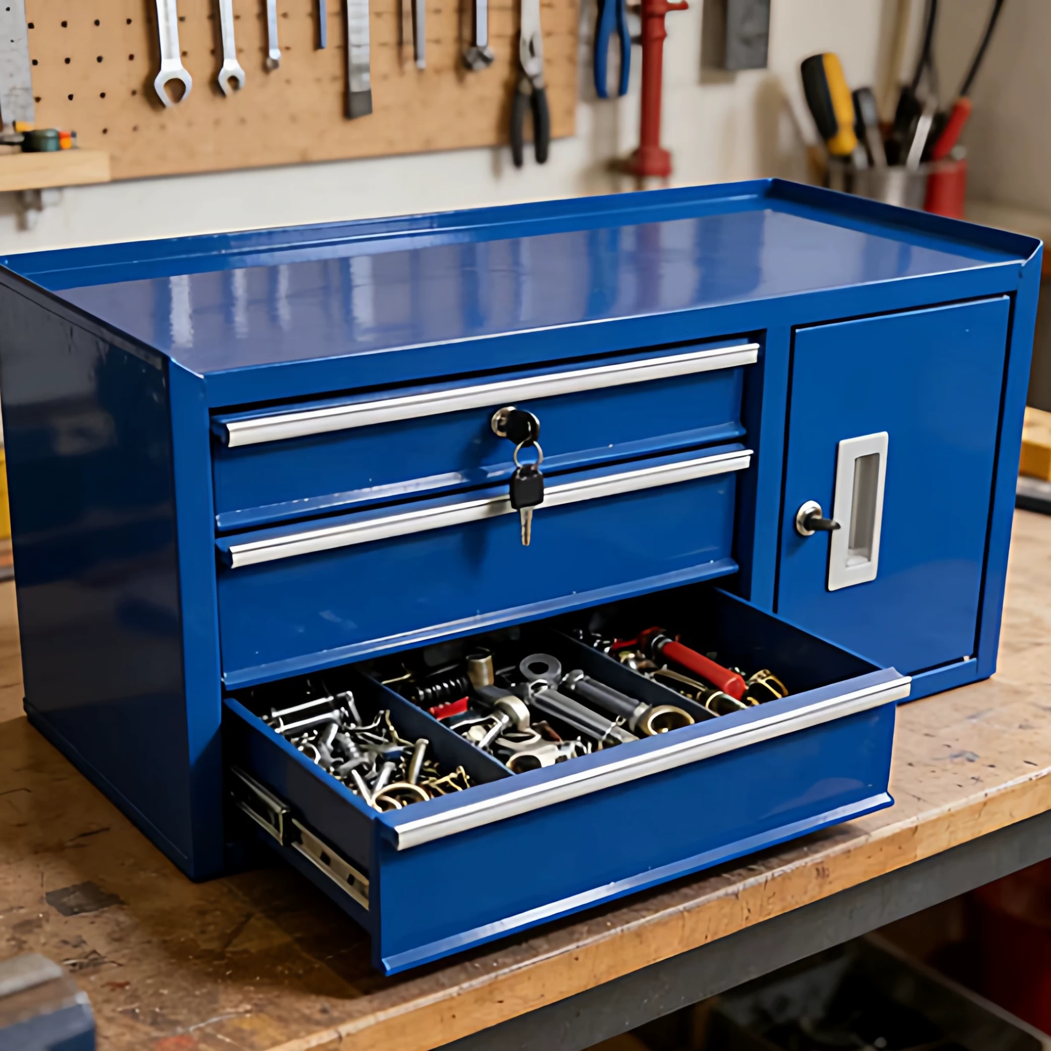 Multi-purpose Iron Desktop Too - огляд і ціна Workshop Tools Box