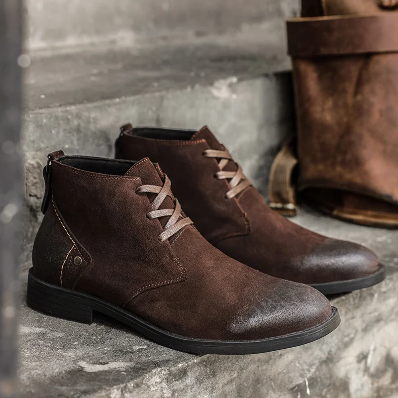 New Cow Suede Ankle Boots Hand - огляд і ціна Tools Work