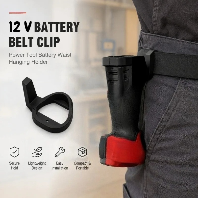 12V Power Tool Battery Waist C - огляд і ціна Workshop Tools Hanger