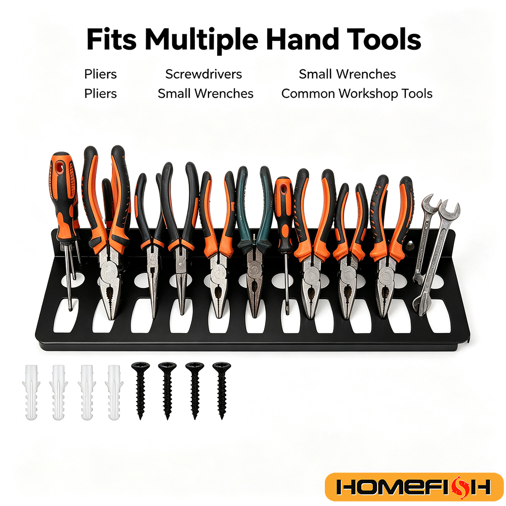 Wall Mount Tool Organizer Rack - огляд і ціна Workshop Tools Hanger