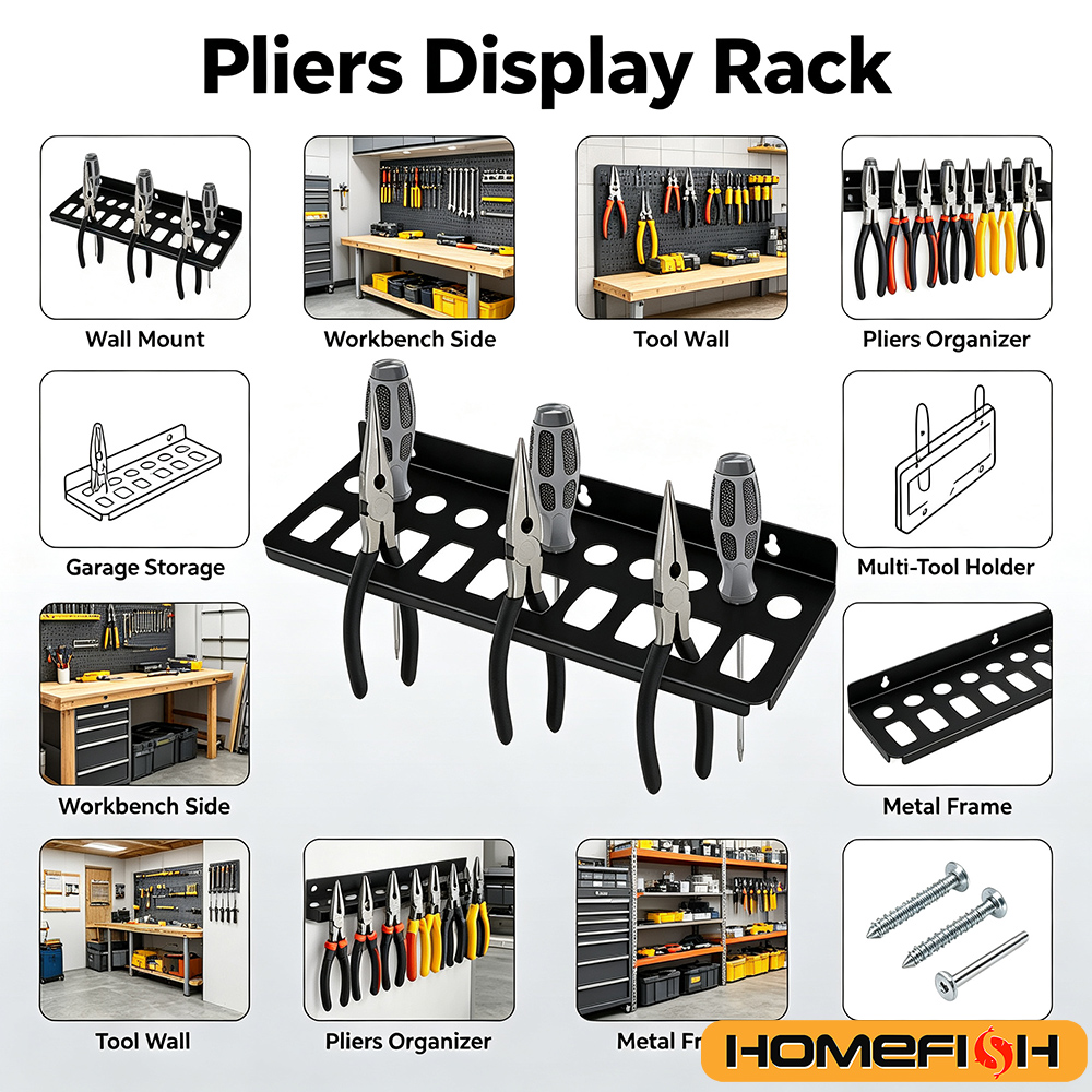 Wall Mount Tool Organizer Rack - огляд і ціна Workshop Tools Hanger