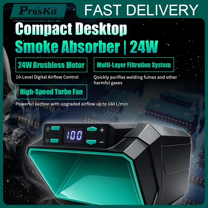 Desktop Smoke Purifier 24W Bru - огляд і ціна Tools Work