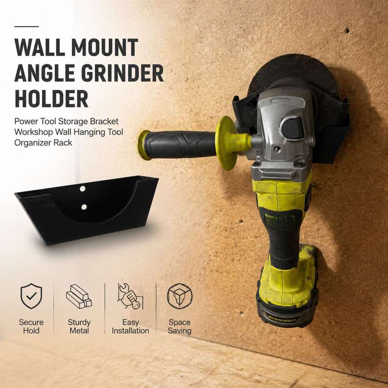 Angle Grinder Wall Mount Brack - огляд і ціна Workshop Tools Hanger