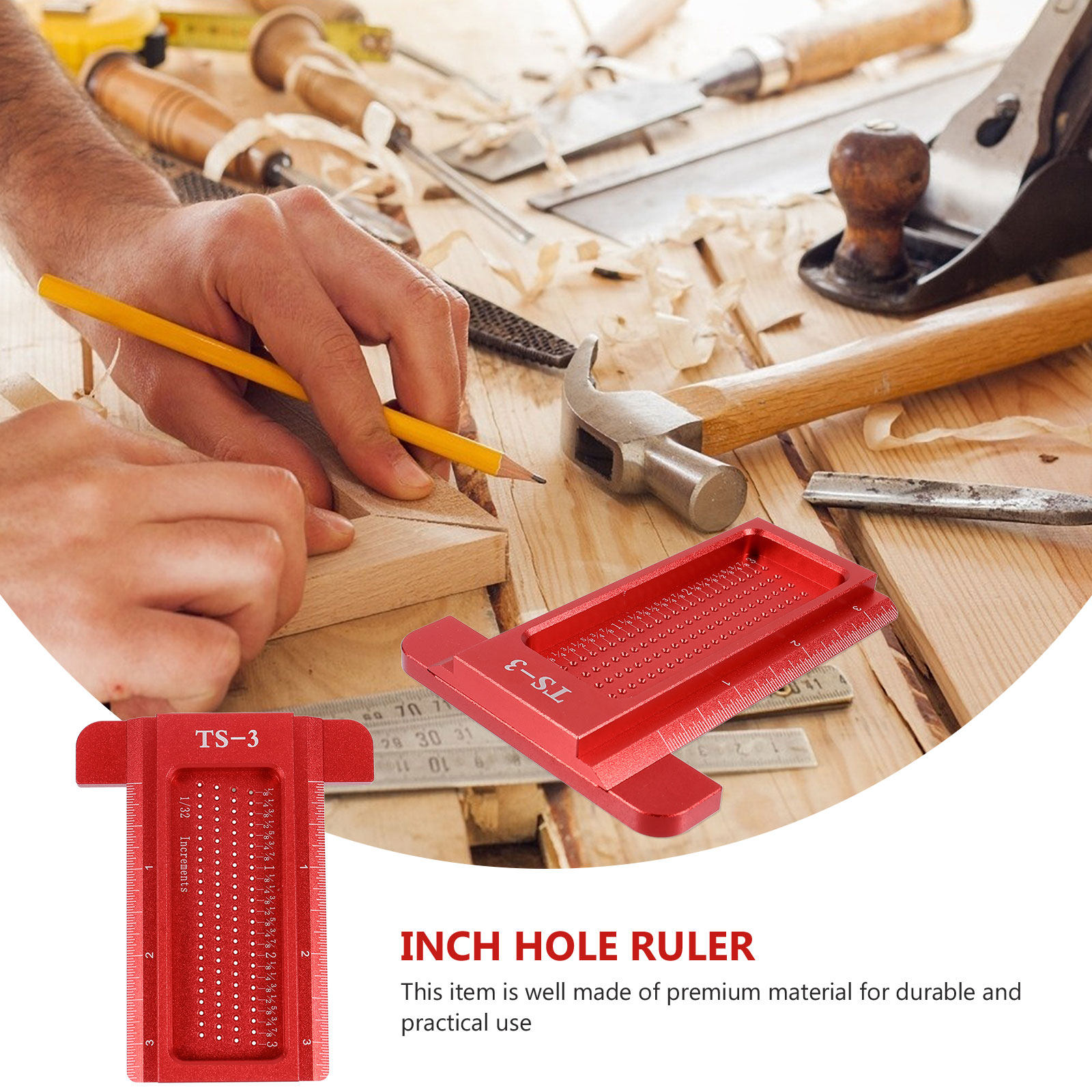 T Type Woodworking Scriber Hol - огляд і ціна Workshop Marking Tools