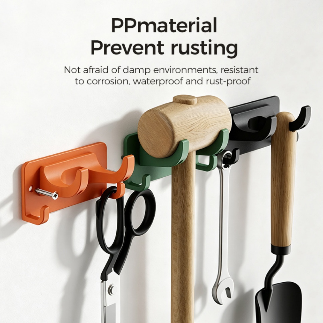 1PC Rustproof PP Wall Mount Mu - огляд і ціна Workshop Tools Hanger