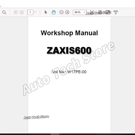 For Hitachi Full Shop Manual S - огляд і ціна Workshop Tools Pdf