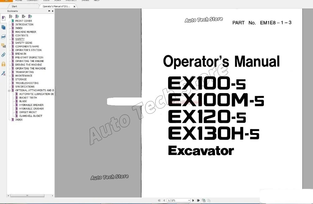 For Hitachi Full Shop Manual S - огляд і ціна Workshop Tools Pdf