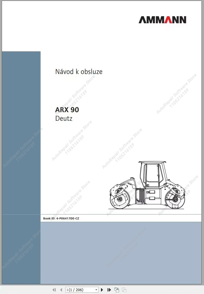 2023 Ammann Machinery 46.6 GB  - огляд і ціна Workshop Tools Pdf