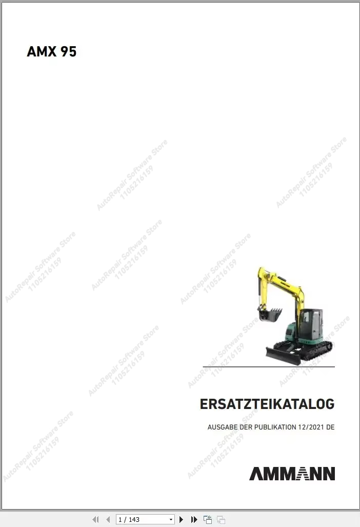 2023 Ammann Machinery 46.6 GB  - огляд і ціна Workshop Tools Pdf