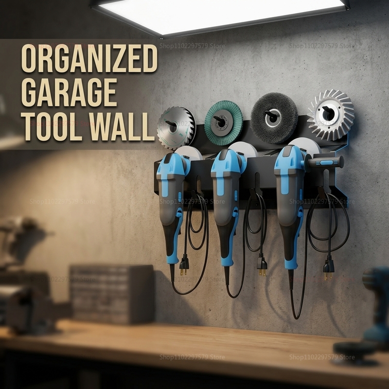 Heavy Duty Angle Grinder Wall  - огляд і ціна Workshop Tools Hanger