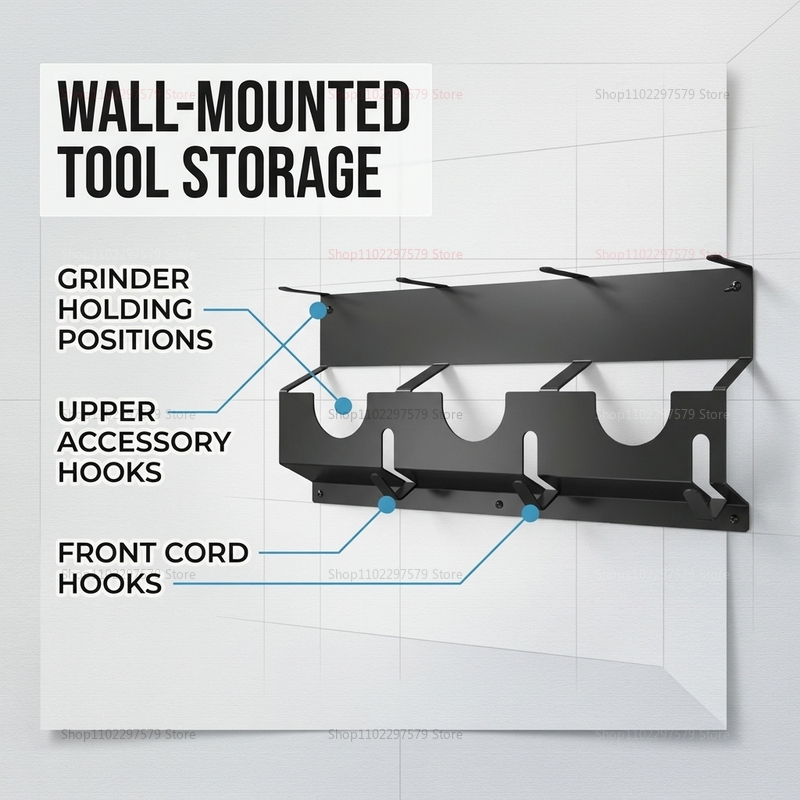 Heavy Duty Angle Grinder Wall  - огляд і ціна Workshop Tools Hanger