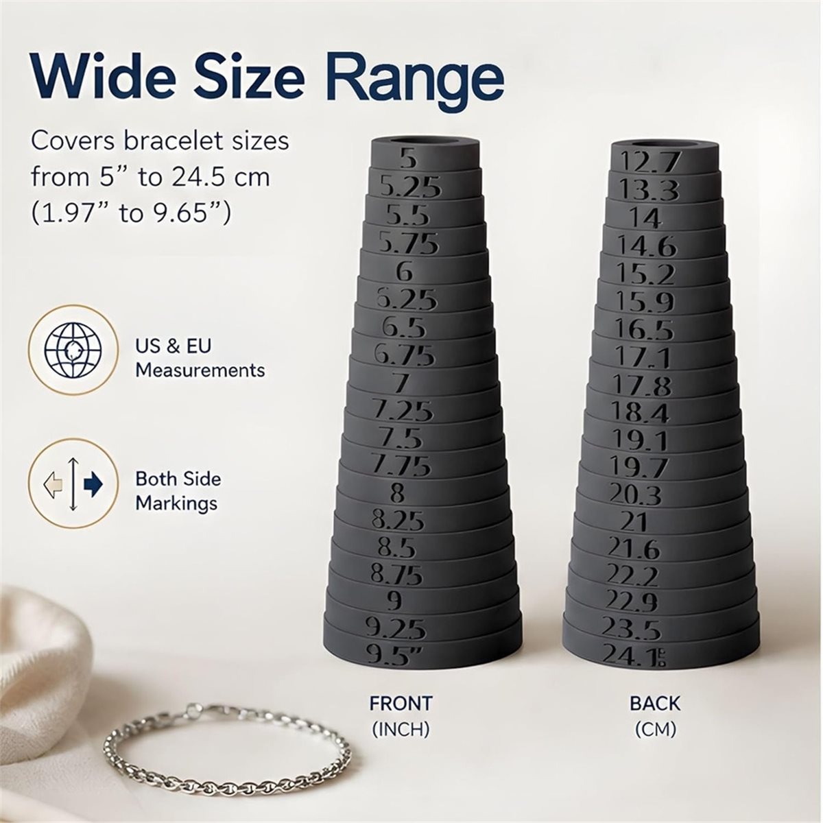 Bracelet-Size Mandrel with 5 t - огляд і ціна Workshop Marking Tools