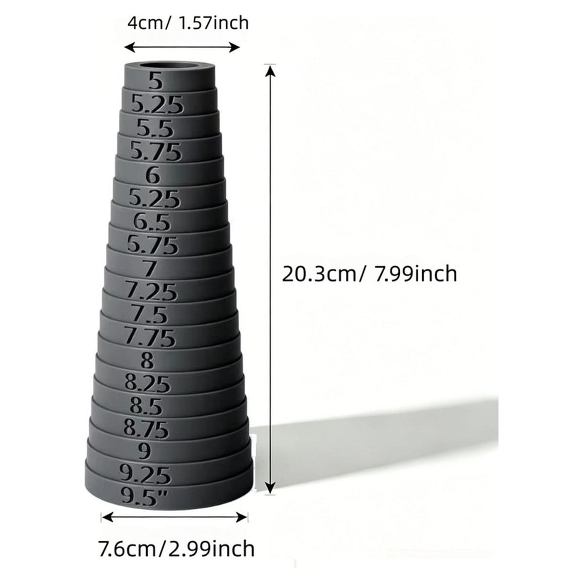 Bracelet-Size Mandrel with 5 t - огляд і ціна Workshop Marking Tools