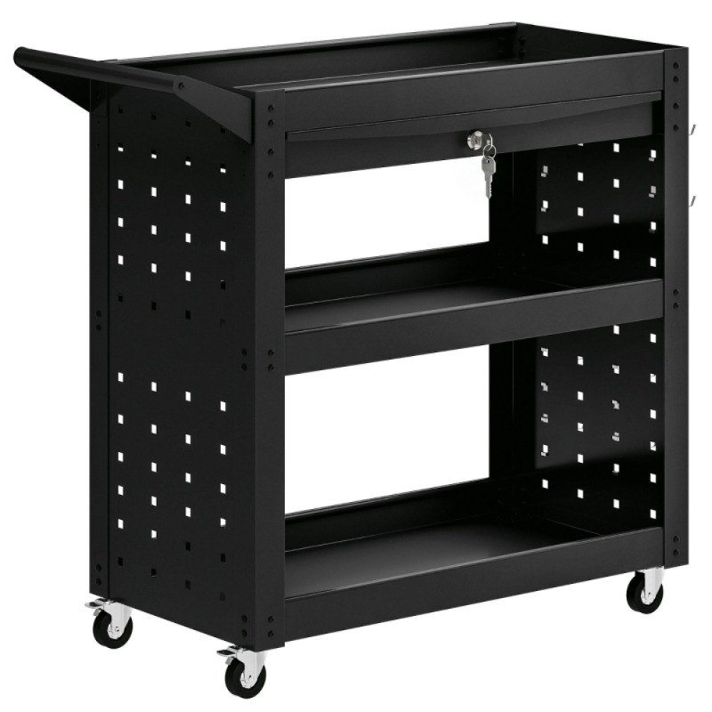 Tool cart with lockable wheels - огляд і ціна Tools List For Workshop