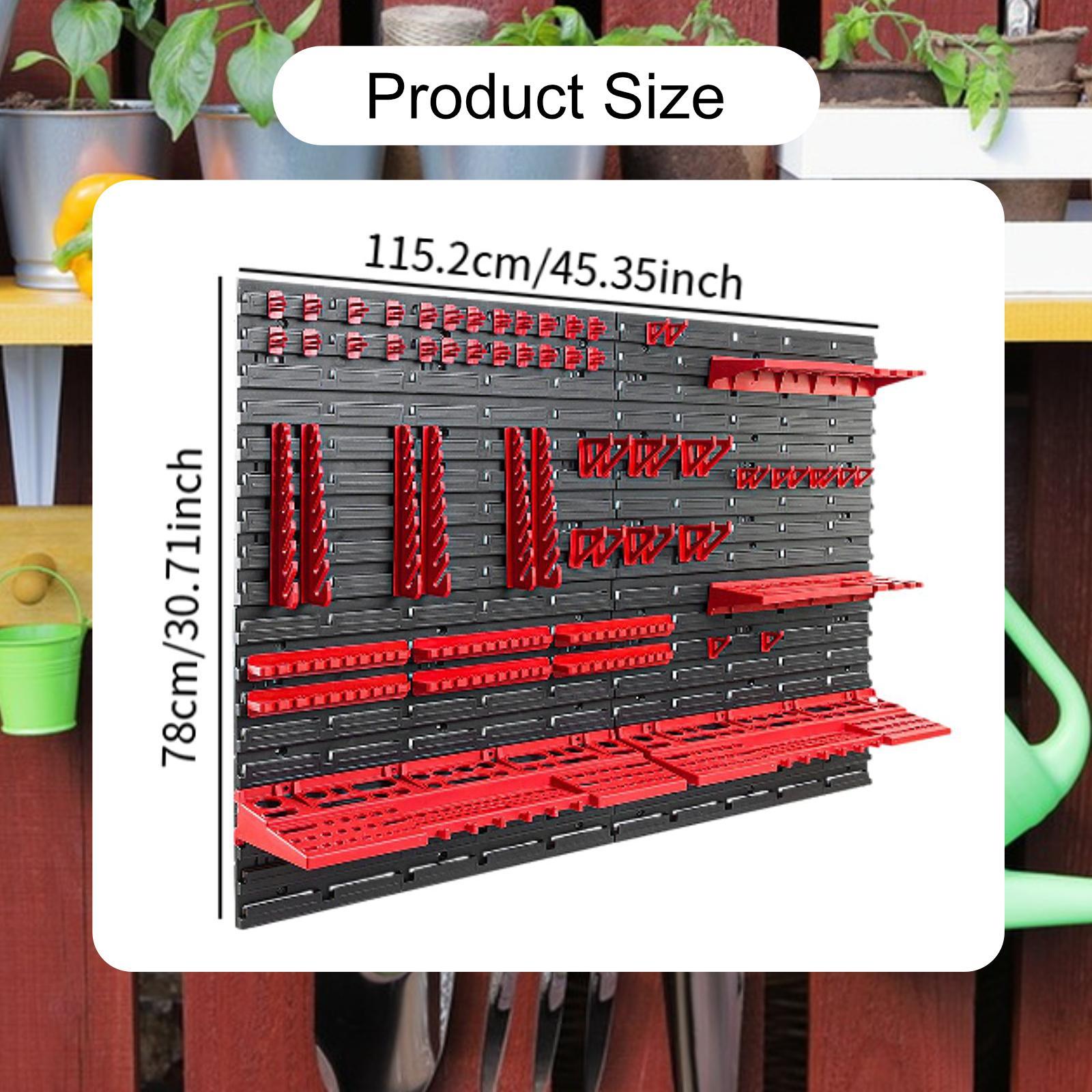 Wall Mounted Storage Bins with - огляд і ціна Workshop Tools Board